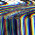 Glitch psychedelic background. Old TV screen error. Digital pixel noise abstract design. Photo glitch. Television signal