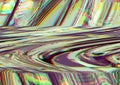 Glitch psychedelic background Old TV screen error Digital pixel noise abstract design Photo glitch Television signal Royalty Free Stock Photo