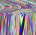 Glitch psychedelic Photo Noise background. Old TV screen error. Digital pixel noise abstract design. Television signal Royalty Free Stock Photo