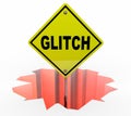 Glitch SIgn Word Hole Problem Error Fix