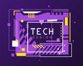 Glitch tech banner