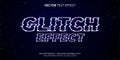 glitch trendy editable text effect