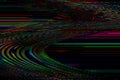 Glitch TV Noise Photo Background Computer screen error Digital pixel noise abstract design Photo glitch Television