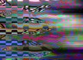 Glitch TV Noise Photo Background Computer screen error Digital pixel noise abstract design Photo glitch Television