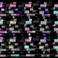 Glitch tv seamless vector pattern effect noise distortion interference on the monitor, abstract