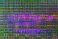 Glitch vhs background artifact noise, television