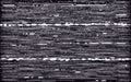 Glitch VHS effect. White horizontal distortions. Retro video with white and black noise. Analog video shapes concept