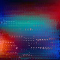 Glitched background. Vector pattern with neon backlight