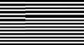 Glitched Black and White Horizontal Stripes Royalty Free Stock Photo