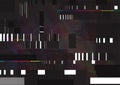 Abstract glitch background illustration. Glitched lines and rectangular shapes. data collapsing.