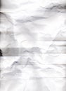 Glitched paper background wrinkled texture white