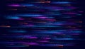 Glitchy background featuring abstract noise effects, video error damage, and stylized corrupted data lines. This modern