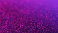 Glitter background confetti purple light bokeh Royalty Free Stock Photo