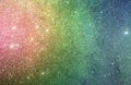 Abstract colorful Glitter  sparkles Background. Royalty Free Stock Photo