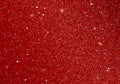 Glitter Background in Red Color. Vector Magic Bg with Glowing and Shine Elements