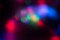 Glitter bokeh lighting effect Colorfull Blurred abstract background for birthday, anniversary, wedding, new year eve or Christmas Royalty Free Stock Photo