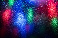 Glitter bokeh lighting effect Colorfull Blurred abstract background for birthday, anniversary, wedding, new year eve or Christmas Royalty Free Stock Photo