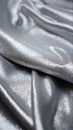 Glitter bokeh of satin fabric for background. Textile close up rippled elegant