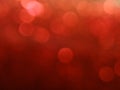 Glitter clear pattern on red defocus christmas background. Holiday boke