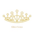 Glitter Crown Vector