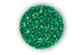 Glitter emerald stones for decoration Royalty Free Stock Photo