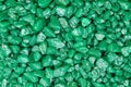 Glitter emerald stones for decoration Royalty Free Stock Photo