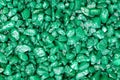 Glitter emerald stones for decoration Royalty Free Stock Photo