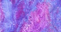 glitter fluid texture paint mix blue pink liquid Royalty Free Stock Photo