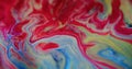 Glitter fluid wave paint flow pink blue white mix Royalty Free Stock Photo