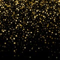 Glitter glow sparkles magical background. New year and christmas design. Royalty Free Stock Photo