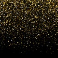 Glitter glow sparkles magical background. New year and christmas design. Royalty Free Stock Photo