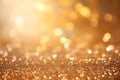 Glitter gold bokeh background, Golden glitter texture Colorfull Blurred