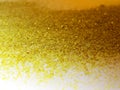 Glitter gold dust and sand background for christmas greeting cards