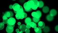 Glitter green bokeh vintage lights background. Merry Christmas and Happy New year background texture overlays Royalty Free Stock Photo