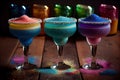 Glitter-Infused Frozen Margaritas, Made with Generative AI