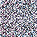 Glitter Leopard Pattern Design Background Royalty Free Stock Photo