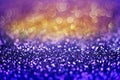 Glitter light abstract multicolor bokeh light background