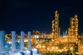 Petrochemical plant Royalty Free Stock Photo