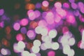 Glitter lights background. Holiday bokeh texture. Multicolored light. Defocused Christmas and xmas background. Royalty Free Stock Photo