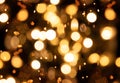 Glitter lights background. Holiday bokeh texture. Multicolored light. Defocused. Christmas background. Royalty Free Stock Photo