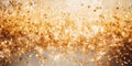 Glitter lights grunge background, gold glitter defocused abstract Twinkly Lights Background