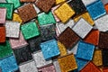 Glitter Mosaic Glass Tile Assortment