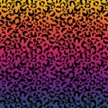 Funky Leopard Print on Gradient Background