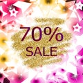 Glitter sale abstract background