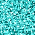 Glitter seamless texture. Actual emerald particles. Endless pattern made of sparkling circles. Aweso