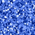 Glitter seamless texture. Admirable blue particles Royalty Free Stock Photo