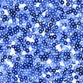 Glitter seamless texture. Admirable blue particles Royalty Free Stock Photo