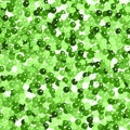 Glitter seamless texture. Admirable green particles. Endless pattern made of sparkling spangles. Maj