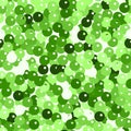 Glitter seamless texture. Admirable green particles. Endless pattern made of sparkling spangles. Mar