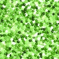 Glitter seamless texture. Admirable green particles. Endless pattern made of sparkling spangles. Mem